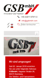 Mobile Screenshot of gsbmbh.com